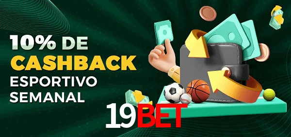 10% de bônus de cashback na 19bet